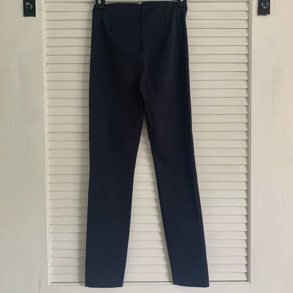 Theory Navalane Skinny Pants Navy Blue Size 0 - Picture 4 of 5